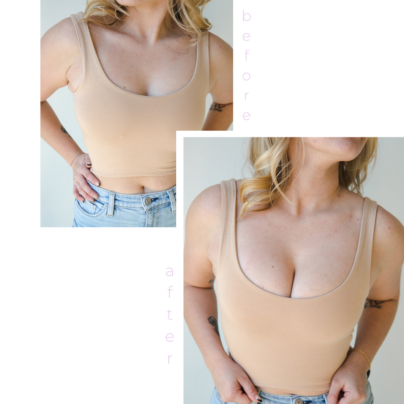 Silicone Strapless Stick-On Bra